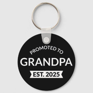 Promoted To Grandpa Est. 2025 II Key Ring