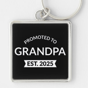 Promoted To Grandpa Est. 2025 II Key Ring