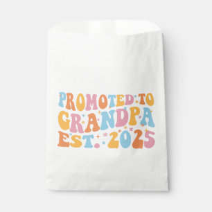 Promoted To Grandpa Est. 2025 III Favour Bag