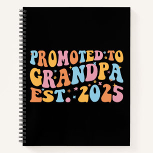 Promoted To Grandpa Est. 2025 III Notebook