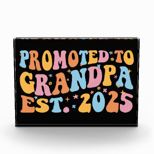 Promoted To Grandpa Est. 2025 III Photo Block