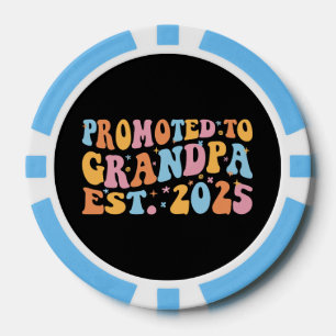 Promoted To Grandpa Est. 2025 III Poker Chips