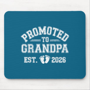 Promoted to grandpa est 2026 from new mum dad mouse pad