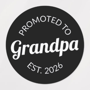 Promoted To Grandpa Est. 2026 I