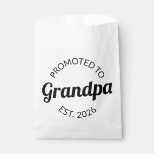 Promoted To Grandpa Est. 2026 I Favour Bag