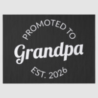 Promoted To Grandpa Est. 2026 I