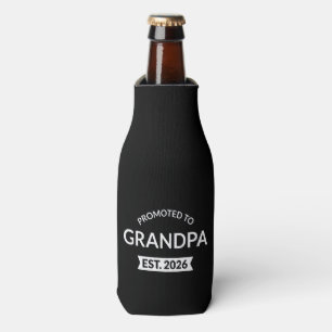 Promoted To Grandpa Est. 2026 II Bottle Cooler