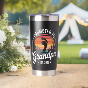 Promoted to Grandpa est. 2026 Insulated Tumbler