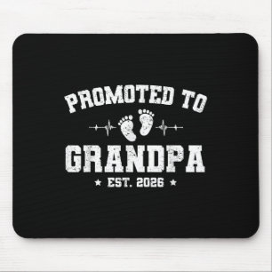 Promoted To Grandpa Est 2026 Pregnancy Announcemen Mouse Pad