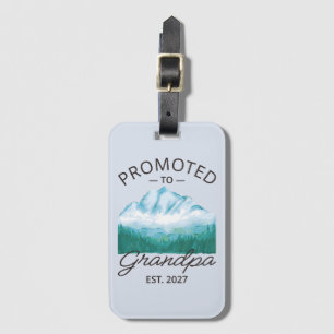 Promoted To Grandpa Est 2027 New Papa VI Luggage Tag