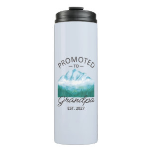 Promoted To Grandpa Est 2027 New Papa VI Thermal Tumbler