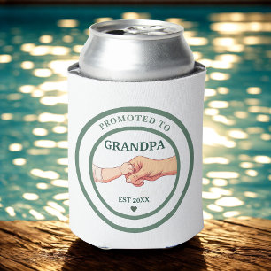 Promoted to Grandpa Est. 20XX Can Cooler