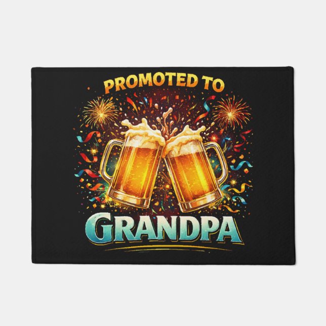 Promoted To Grandpa Future Doormat (Front)