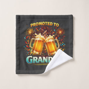 Promoted To Grandpa Future Wash Cloth
