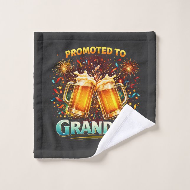 Promoted To Grandpa Future Wash Cloth (Wash Cloth)
