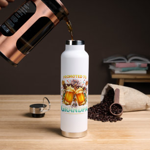 Promoted To Grandpa Future Water Bottle