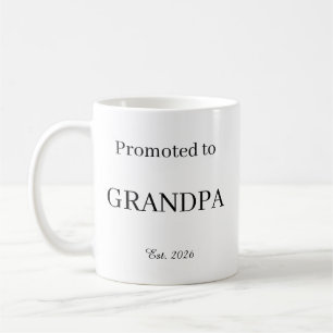 Promoted To Grandpa Mug – New Dad Gift Coffee Cup