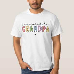 Promoted to Grandpa New Grandad to be gifts T-Shirt