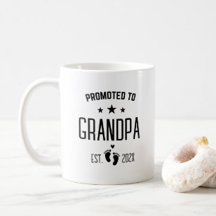 Promoted to GrandPa Pregnancy Announcement Mug