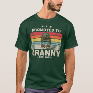 Promoted to Granny Est 2022 Women Leopard First Ti T-Shirt