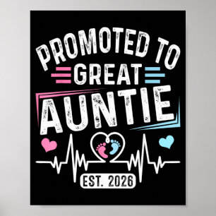 Promoted to Great Auntie Est 2026 Soon to Be Poster