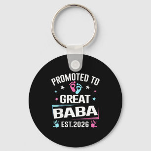 Promoted To Great Baba Est 2026 Pregnancy Announce Key Ring