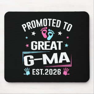 Promoted To Great G-ma Est 2026 Pregnancy Announce Mouse Pad