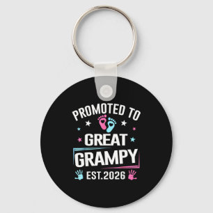Promoted To Great Grampy Est 2026 Pregnancy Announ Key Ring