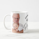 Promoted to Great Grandpa 2 Photo Collage  Coffee Mug<br><div class="desc">Promoted to Great Grandpa mug personalised with 2 photos and established year.
 Makes an unique gift for father's day , grandparents day and grandpa birthday.</div>