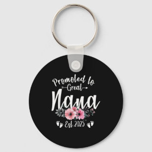 Promoted To Great Nana 2025 Soon To Be Nana Pregna Key Ring