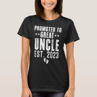 Promoted To Great Uncle 2023  Going To Be Uncle 20 T-Shirt