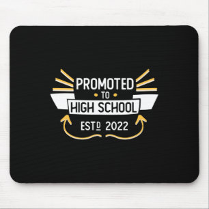 Promoted To High School Graduation 2026 Funny Stud Mouse Pad