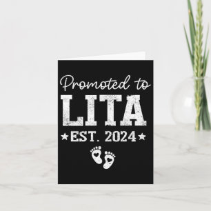 Promoted To Lita 2024 For Pregnancy Ba Card