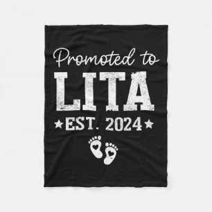 Promoted To Lita 2024 For Pregnancy Ba  Fleece Blanket