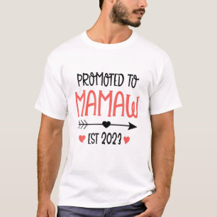 Promoted To Mamaw Est 2023 Mamaw To Be T-Shirt