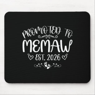 Promoted to memaw est 2026 first time mom mother's mouse pad