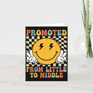 Promoted To Middle Brother Sister Toddler Baby Ann Card