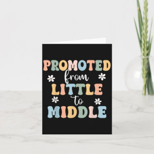 Promoted To Middle Brother Sister Toddler Baby Ann Card