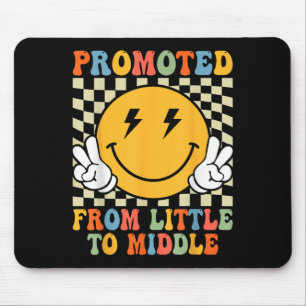 Promoted To Middle Brother Sister Toddler Baby Ann Mouse Pad