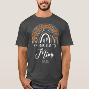 Promoted to Mimi Est 2022 Women Rainbow First Time T-Shirt