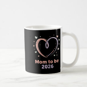 Promoted To Mom To Be Est. 2026 New Born Baby Moth Coffee Mug