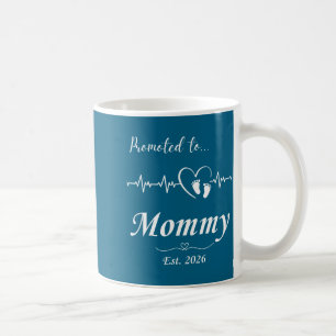 Promoted to mommy est. 2026 for expecting moms  coffee mug