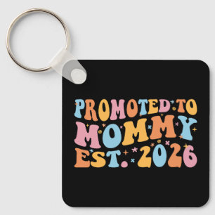 Promoted To Mommy Est. 2026 III Key Ring