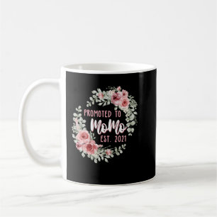 Promoted To Momo Est 2021 Mothers Day New Grandma Coffee Mug