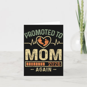 Promoted To Mum Again 2026 Expecting Baby Soon To  Card