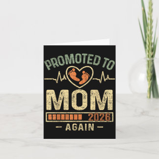 Promoted To Mum Again 2026 Expecting Baby Soon To  Card