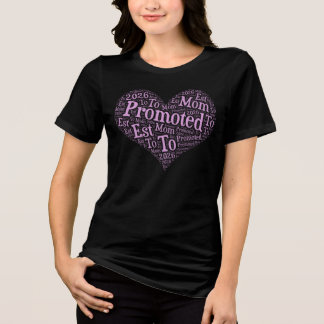 Promoted to Mum Est 2024, Gift for Mum Tri-Blend Shirt