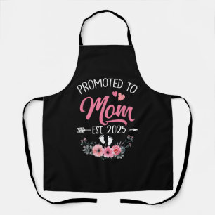 Promoted To Mum Est 2025 Mothers Day First Time Apron