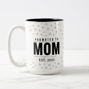 Promoted to Mum EST 2025 Mug New Mum Gift