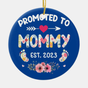 Promoted To Mummy 2023 New Mum 2023 Ceramic Ornament